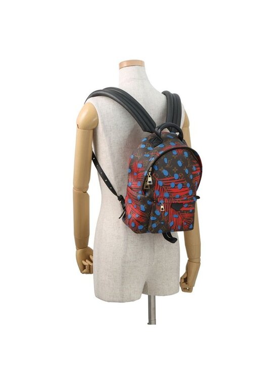 Louis Vuitton Backpack Monogram Jungle Dot Palm Spring PM Noir Black Red Blue